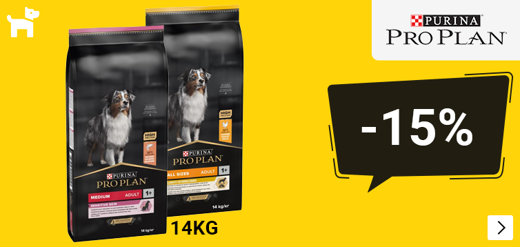 Pro plan diverse promoties hond 15% korting droogvoer DOG
